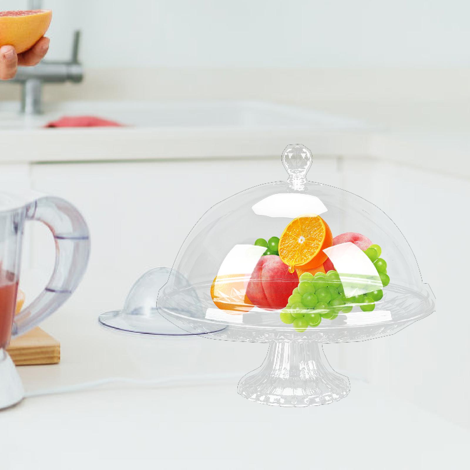 Dried Fruit - Dome Servindo Placa Com Tampa, Multiuse