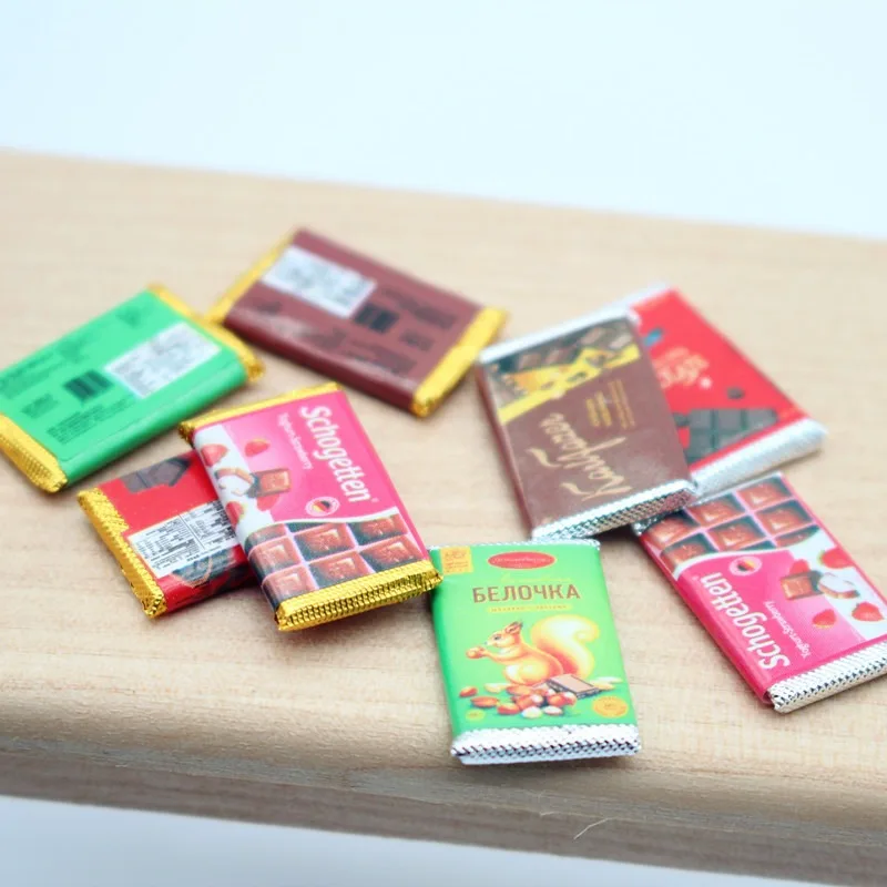 4 Peças de Miniaturas de Doces - Chocolate Snack avaliação e preço