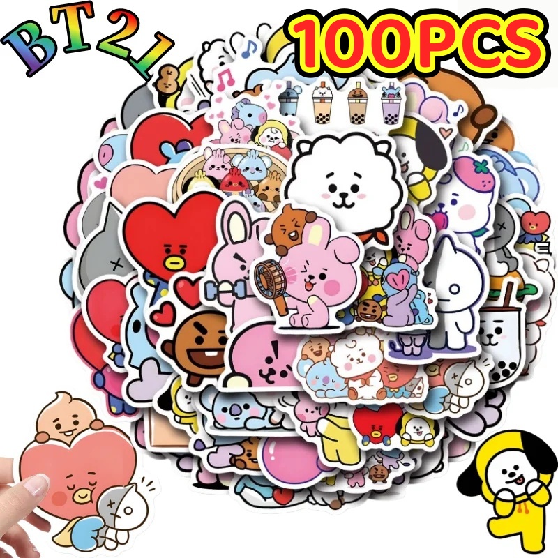 55/110 Peças Adesivos BT21 Chi - Cookies Pack avaliação e preço